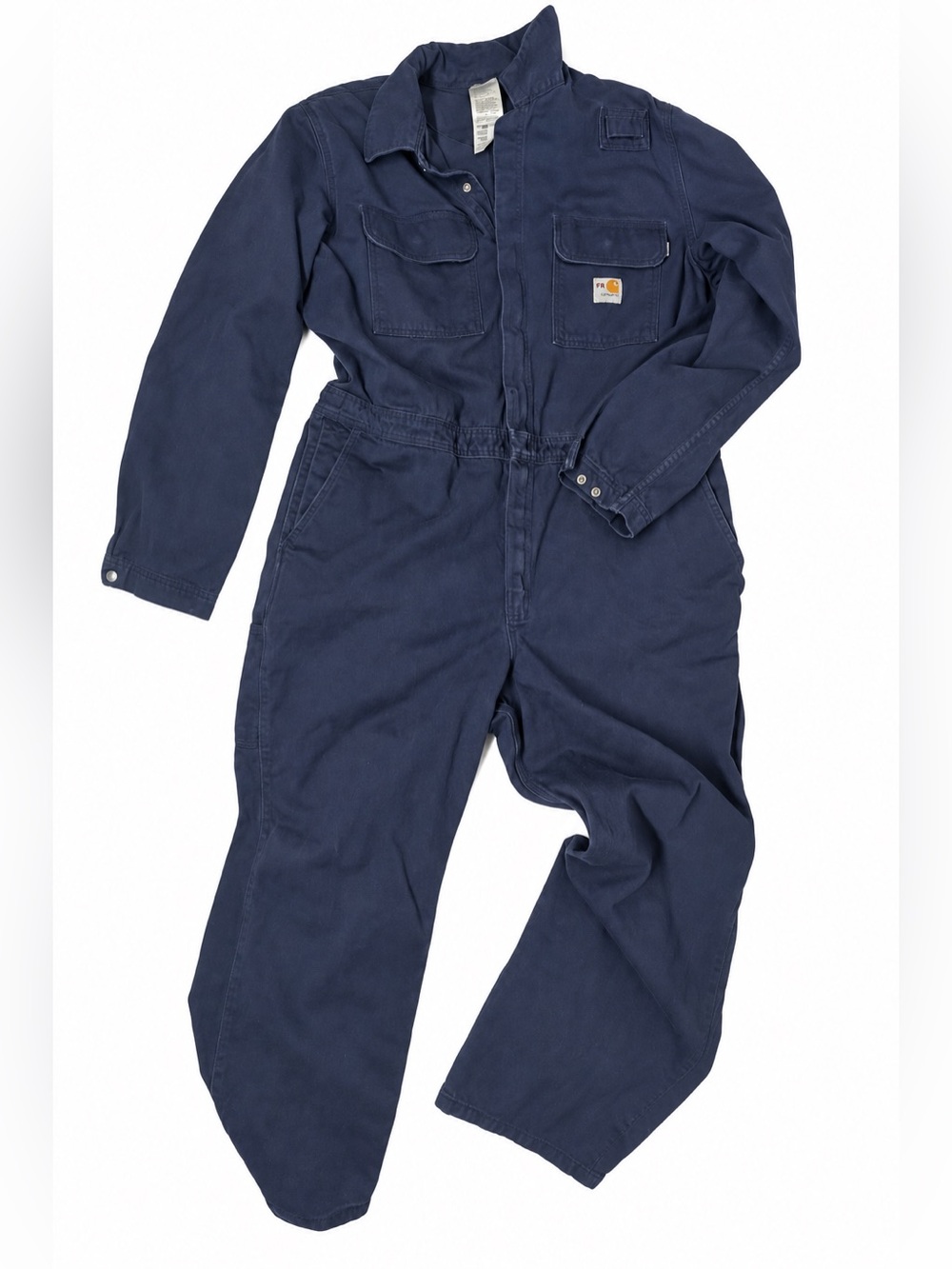Carhartt FR Flame Resistant Coveralls Navy Blue 46 Tall 101017 CAT 2